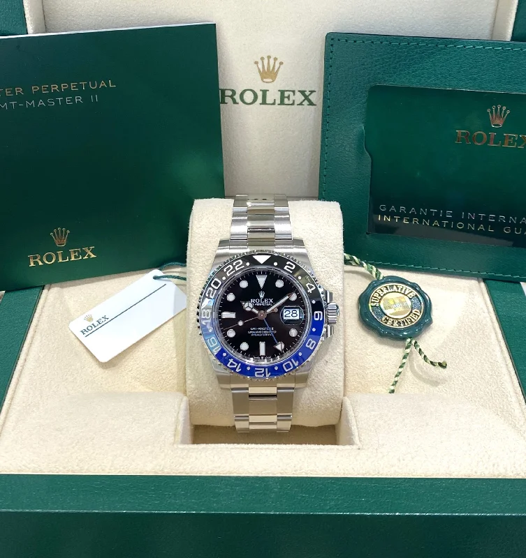 digital watches for men with pedometer and calorie counting features -2022 Rolex GMT-Master II Batman 126710BLNR