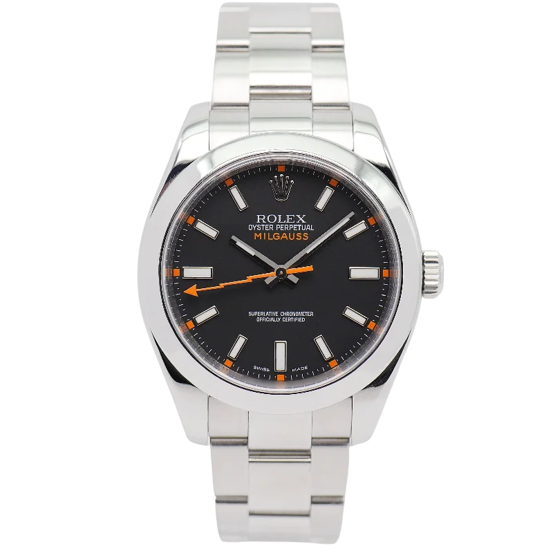 best sport watches for men with GPS, heart rate monitor and pedometer -Rolex Milgauss Stahl 116400 - 2010