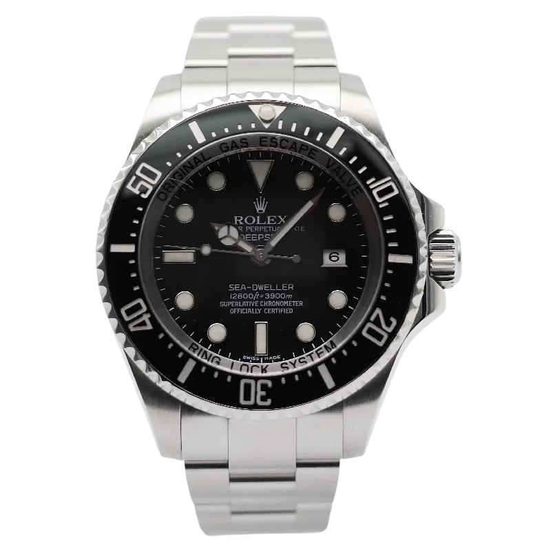 watches for men with sport-inspired designs and durable construction -Rolex Sea-Dweller Deepsea Stahl 116660