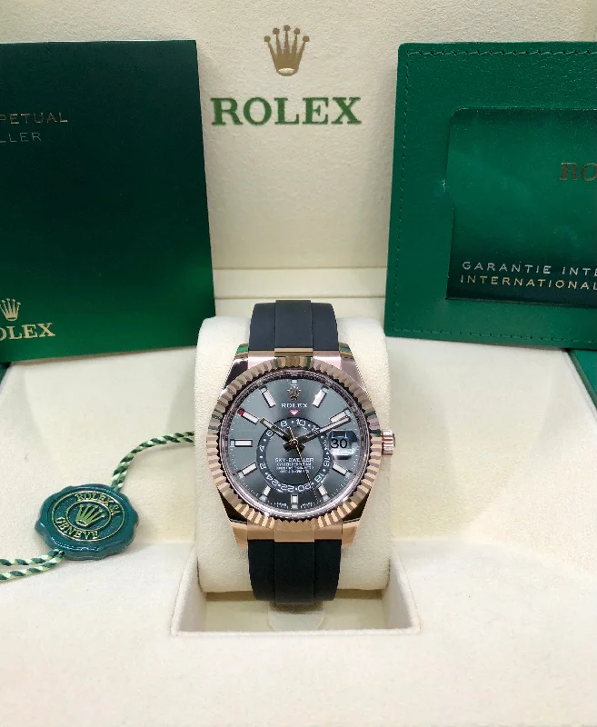 women’s watches with adjustable straps and luxury designs -2021 Rolex Sky-Dweller 326235