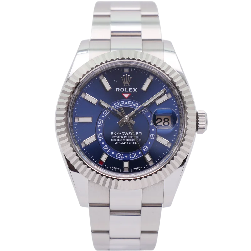 best quartz watches for men with high-quality construction and durability -Rolex Sky-Dweller Stahl 326934 - 2023