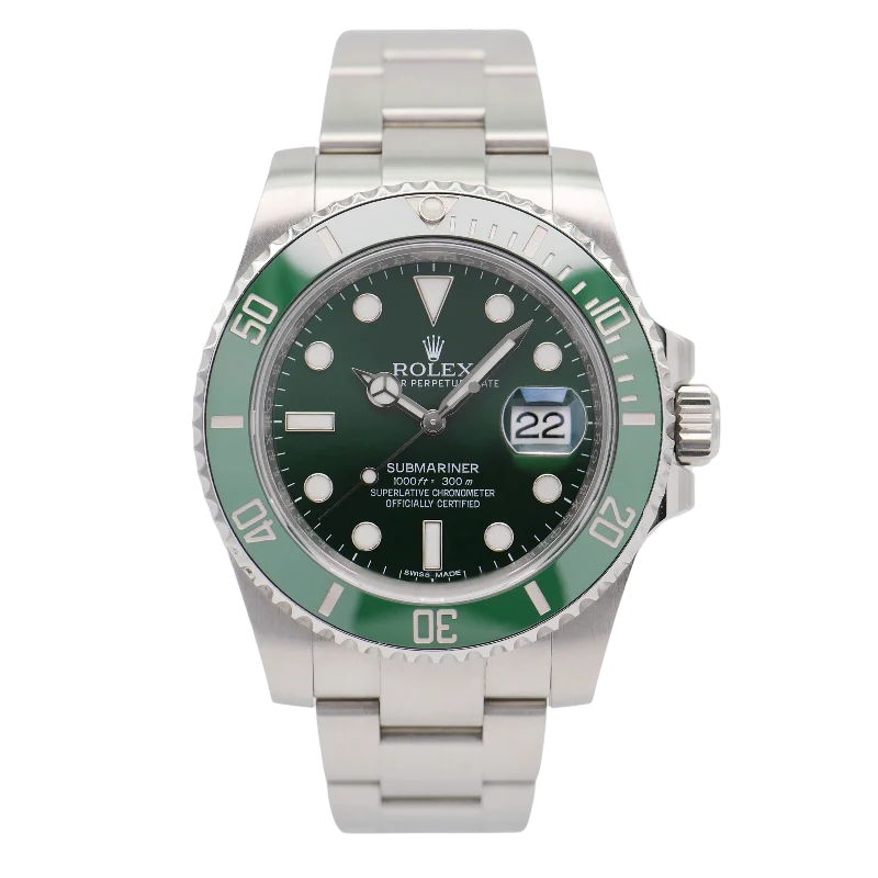 titanium sport watches for men with water resistance and scratch-proof design -Rolex Submariner Date Stahl 116610LV - 2010